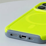 Military Anti-Fall Magsafe Wireless Charging Candy Color Frosted Case For iPhone 15 14 13 12 series