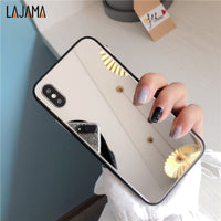 Mirror Tempered Glass Case for iPhone X 8 7 6 Plus
