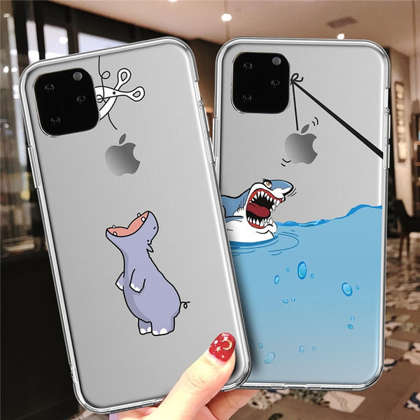 Cute Animal Funny Cartoon Case For iPhone 11 Pro Max