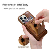 Multi-Function Wallet Magnetic Stand Holder Leather Case For iPhone 14 13 12 series