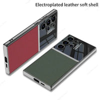 Luxury Leather Case With Camera Protection For Samsung Galaxy S24 series