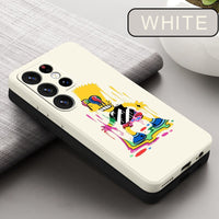 Cool Funny Comics Liquid Silicone Case For Samsung Galaxy S23 22 S21 series