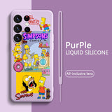 Cool Funny Comics Liquid Silicone Case For Samsung Galaxy S23 22 S21 series