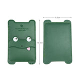 Fun Cute Animal Leather Back Portable Card Bag For iPhone 14 13 12 series