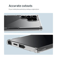 Transparent Clear TPU Frame Protection Case For Samsung S24 series