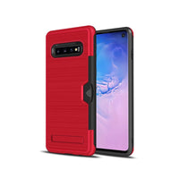 Card Slot Holder Kickstand Dirt-resistant Anti-knock Case for Samsung Galaxy S10 S9 S8