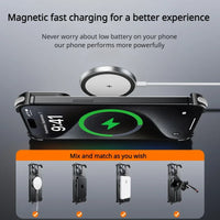 Magsafe Wireless Charging Ring Holder Frameless Shockproof Case for iPhone 15 series