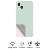 3M Wrap Sticker Solid Color Edges Film Cover for iPhone 15 14 13 12 series