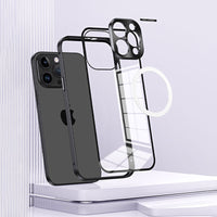 Magsafe Shockproof Wireless Charger Plating Case For iPhone 14 13 12 series