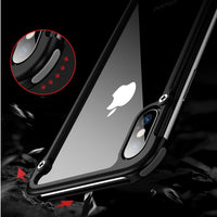 Aluminum Metal Bumper Case For iPhone X XS XS MAX XR