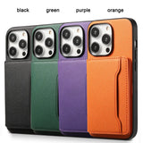 PU Leather Card Slots Magnetic Wallet Kicks
tand Case For iPhone 15 14 13 series