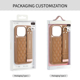 Phone Case With WristBand Holder For iPhone 14 13 series