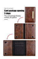 High Quality Leather Wallet Card Holder Case For iPhone 14 13 12 series