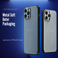 Aluminum Alloy TPU Frame Case with Camera Protection for iPhone 14 13 12 series