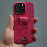 Premium Card Holder Slots Leather Case For iPhone 15 14 13 series