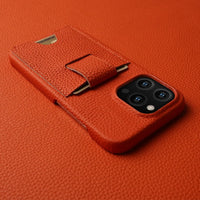 Premium Card Holder Slots Leather Case For iPhone 15 14 13 series