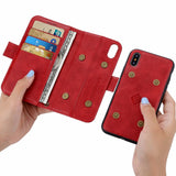 New Business Deluxe Leather Flip Case For iPhone X