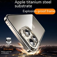 Titanium Alloy Magnetic Wireless Charge Case For iPhone 15 series