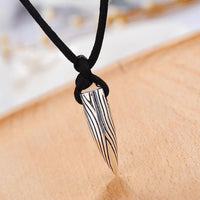 Red Trees Brand Fine Jewelry New Arrival Fashion 925 Sterling Silver Bullet Pendant Silver Necklace For Men
