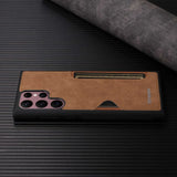 Retro Card Holder Wallet PU Leather Case for Samsung Galaxy S23 S22 S21 series