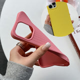 Retro Knitted Woven Pattern Shockproof Soft Silicone Case For iPhone 14 13 12 series