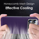 Rimless Cooling Big Window Glass Lens Protection Shockproof Case For iPhone 14 13 12 series
