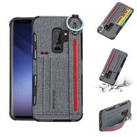 Card Pocket Back Case for Samsung Galaxy S8 S9 S10 Plus Note 8 Note 9