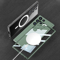 Magnetic Transparent Thin Case For Samsung Galaxy S24 series