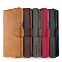 Luxury Leather Wallet Flip Cover For Funda Samsung S9 S9 Plus