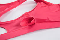 High Impact Sport Bra With Back Pocket