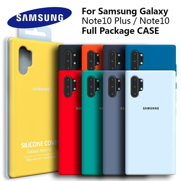 Original Liquid Silicone Soft Back Cover for Samsung Galaxy Note10