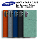 Original Genuine Suede Leather Fitted Protector Case for Galaxy Note10