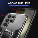 Magnetic Holder Ring Armor Shockproof Case For Samsung Galaxy S24 series