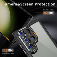 Shockproof Armor Transparent Case With Full Protect Camera Lens For Samsung Galaxy S23 Ultra Plus