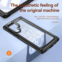 Hard Bumper Shockproof Armor Transparent Case For Samsung Galaxy S23 S22 S21 Ultra Plus