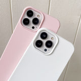 Shockproof Bumper Silicone Candy Color Soft Case For iPhone 15 14 13 12 series