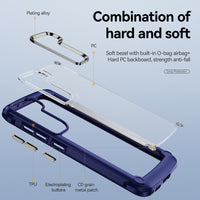 Shockproof Bumper Transparent Hard PC Soft Case For Samsung Galaxy S23 S22 S21 series