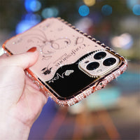 Shockproof Glitter Rhinestone Diamond Metal Bumper Case For iPhone 14 13 12 series