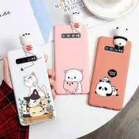 Cartoon Silicone TPU Case For Samsung Galaxy Smart Phone