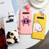 Cartoon Silicone TPU Case For Samsung Galaxy Smart Phone