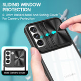 Slide Camera Protection Clear Case for Samsung S22 series S21 S20 FE
