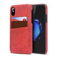 Slim Luxury PU Leather For iPhone XS MAX XR Case Back Cover Protective Card Holder