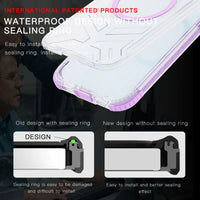 Full Protection Heavy Duty Waterproof Magnetic Pastel Frame TPU Case For iPhone 15 series