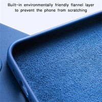 Solid Color Square Liquid Silicone Case For Samsung S23 S22 S21 Ultra Plus