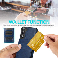 Stand Holder Wallet Card Flip Case For Samsung Galaxy S22 S21 S20 Ultra Plus FE