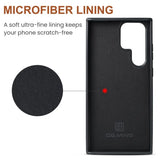 Wireless Charging Magnetic Adsorption Leather Case For Samsung S24 S23 S22 series