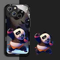 Cute Kungfu Panda Silicone Case For iPhone 14 13 12 series