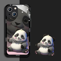 Cute Kungfu Panda Silicone Case For iPhone 14 13 12 series