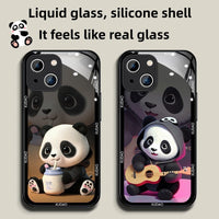 Cute Kungfu Panda Silicone Case For iPhone 14 13 12 series