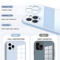 Super Electric Car Tempered Glass Case For iPhone 14 13 12 series